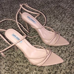 Brand new strapped heels